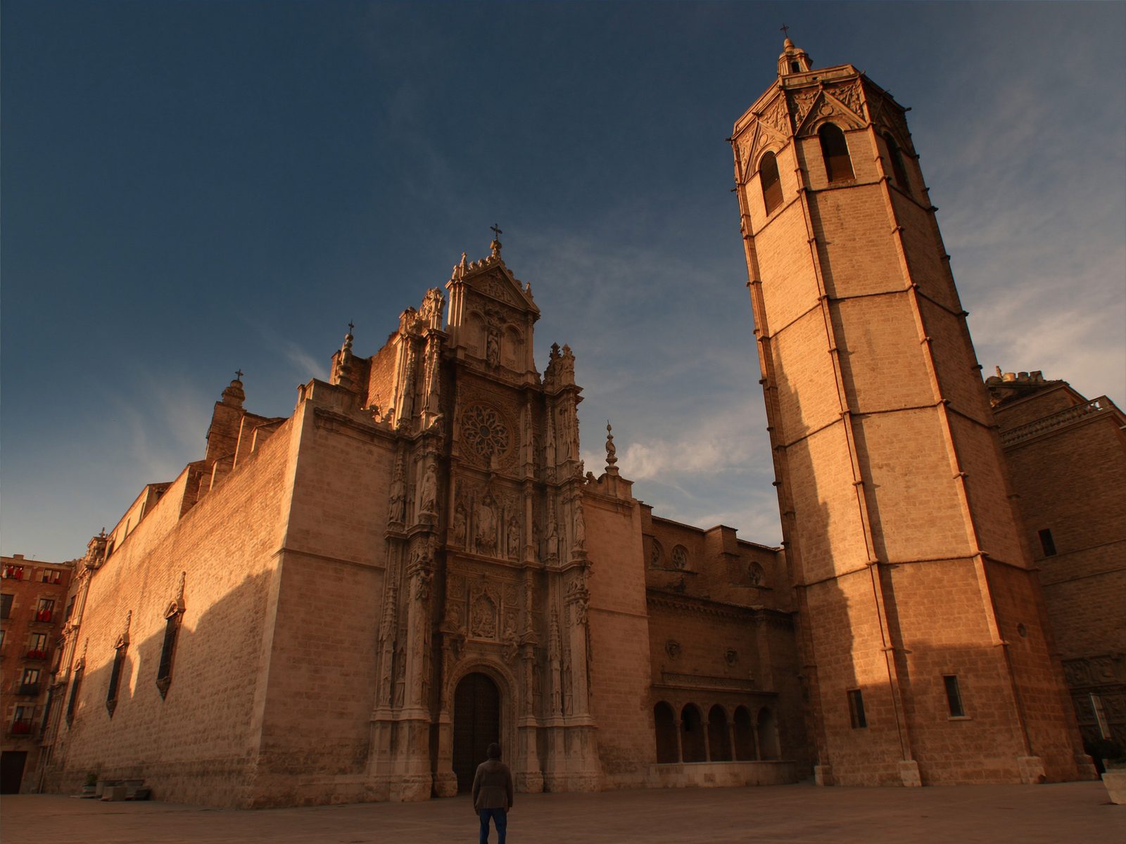 Valencia Cathedral and its Gothic bell tower El Micalet